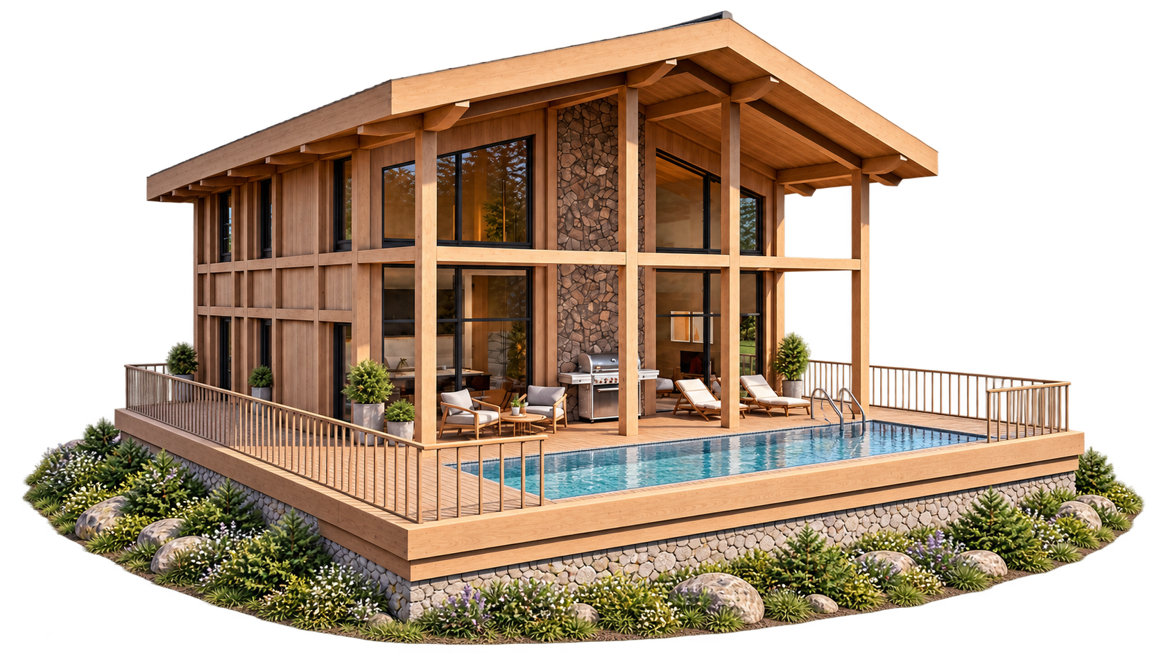 Premier Grand Chalet — котедж із власним басейном